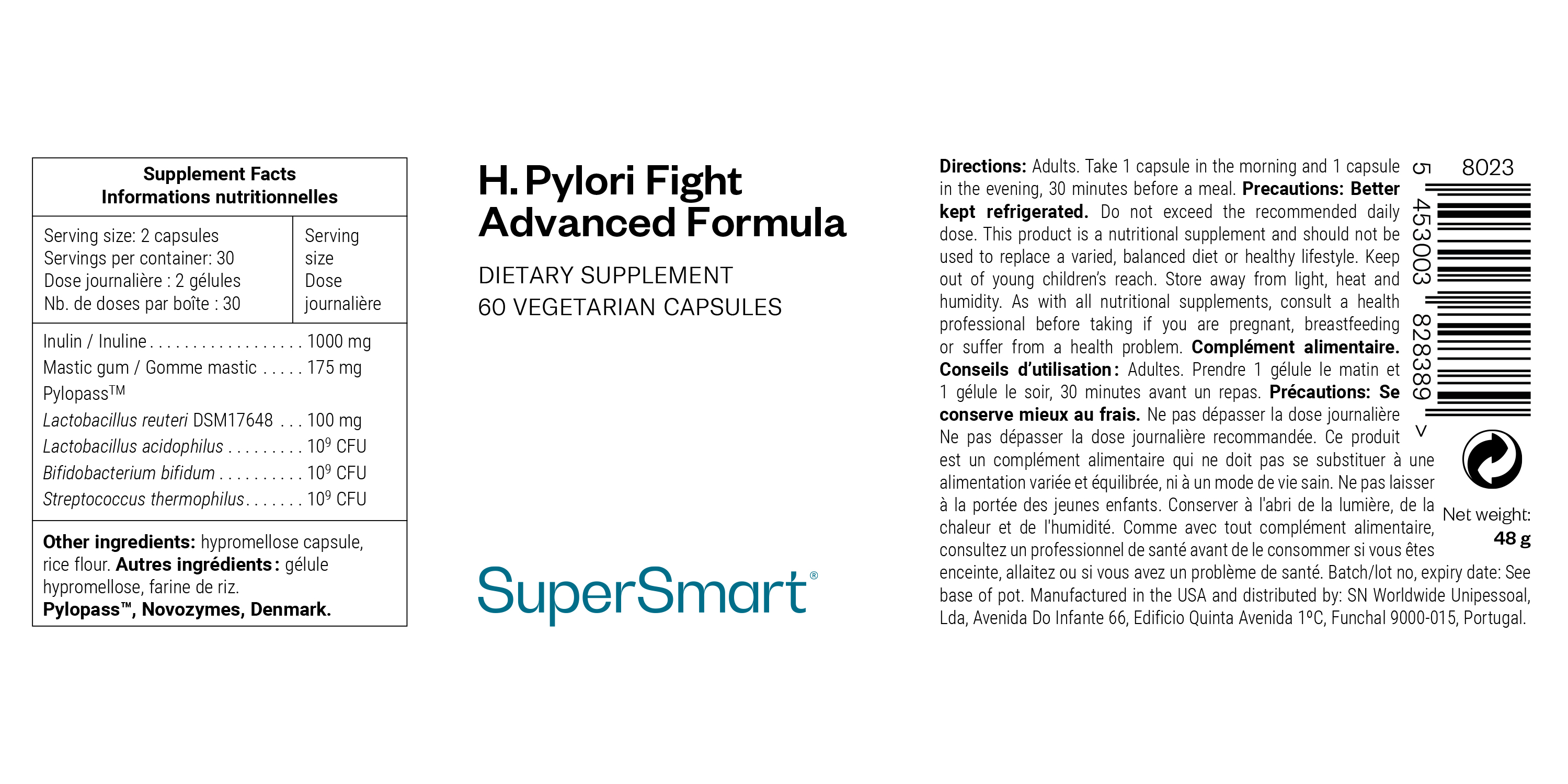 Natuurlijke bestrijding van Helicobacter pylori 