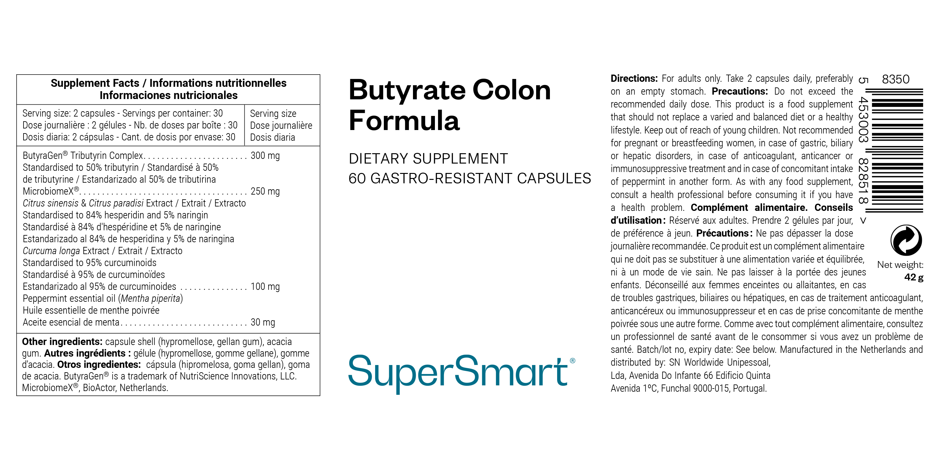 Butyraatsupplement voor mensen met het Prikkelbare Darm Syndroom (PDS)