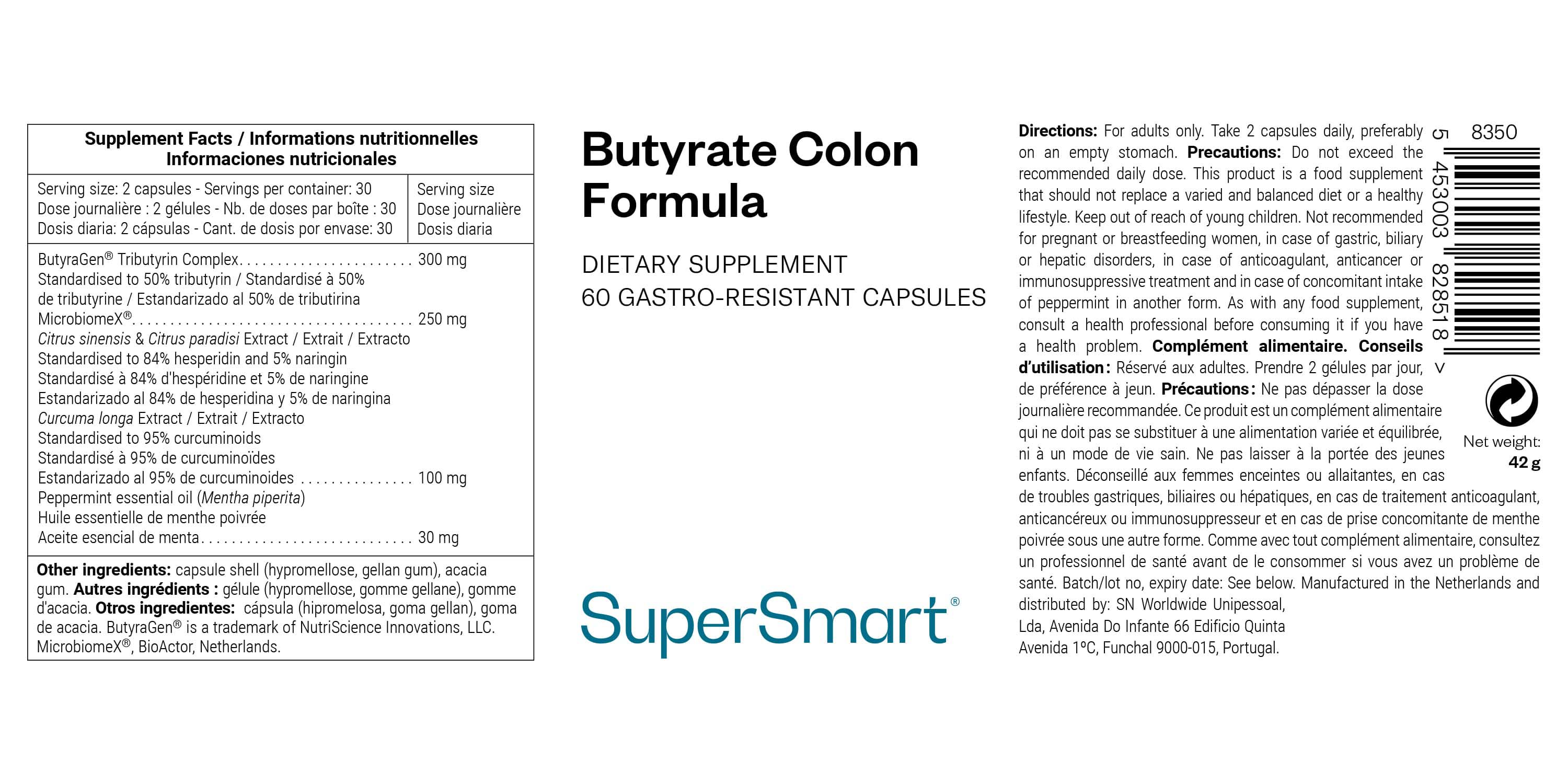 Butyraatsupplement voor mensen met het Prikkelbare Darm Syndroom (PDS)