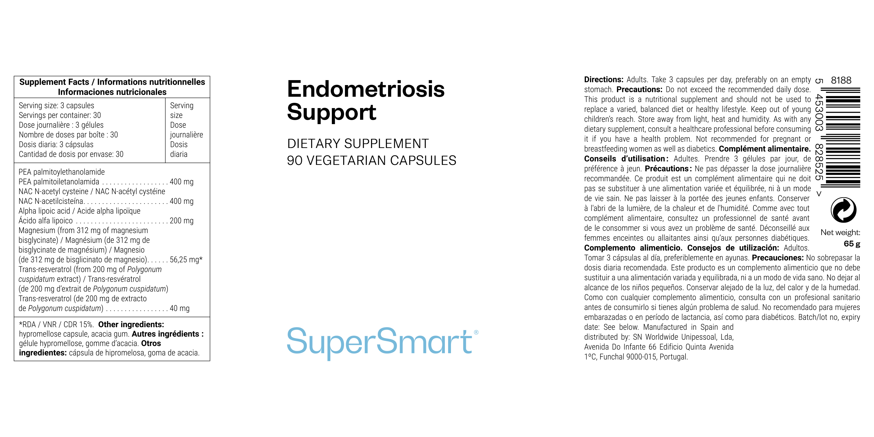 Voedingssupplement tegen endometriose