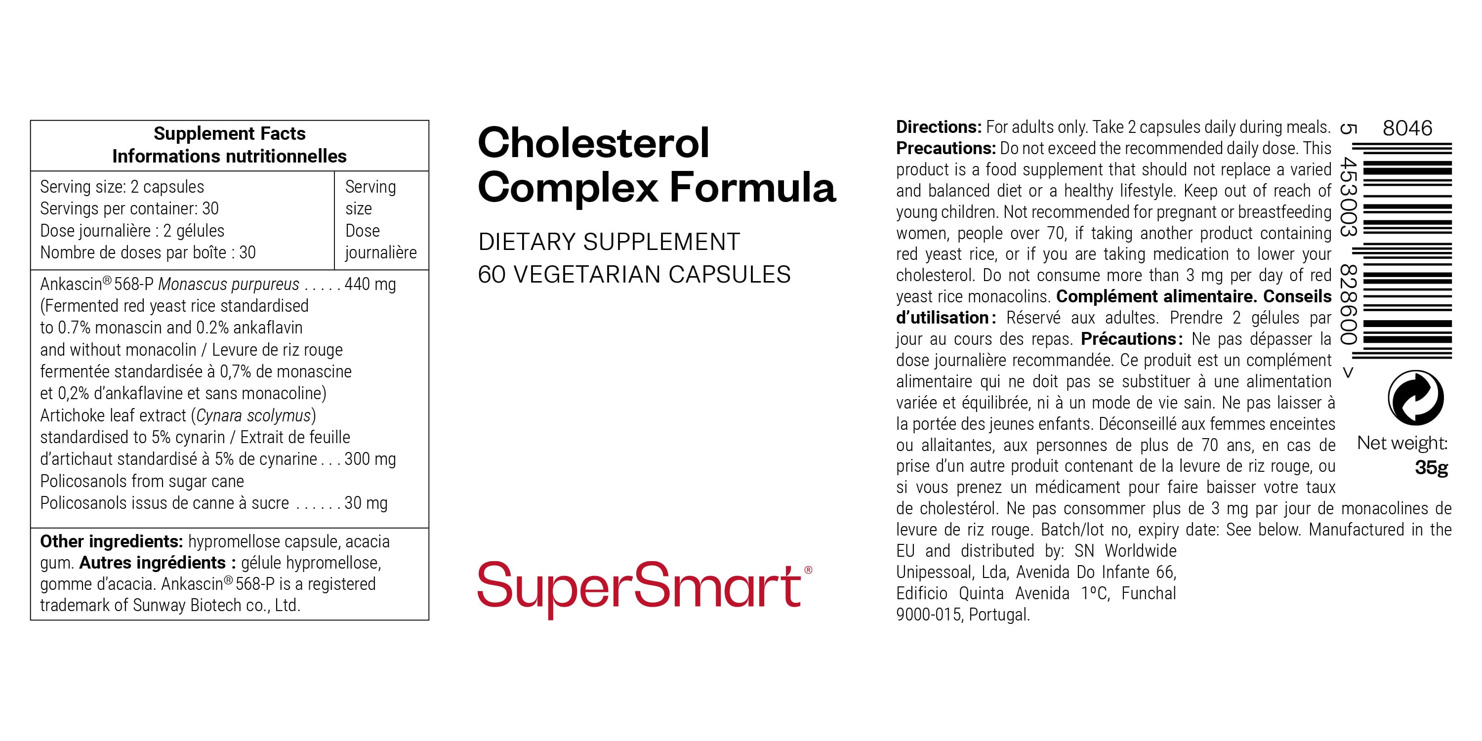 Nahrungsergänzungsmittel gegen Cholesterin