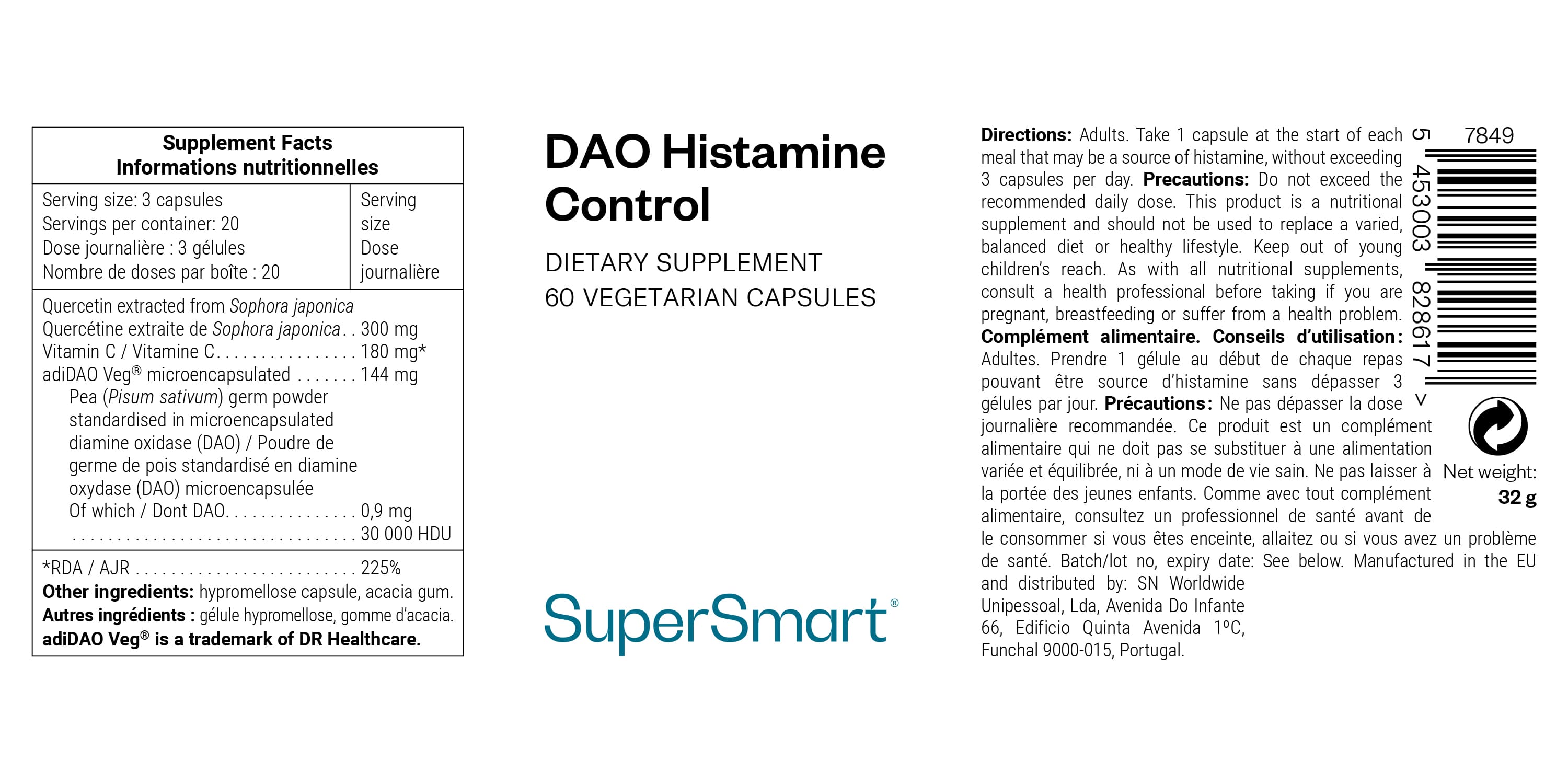 DAO Histamine Control integratore alimentare