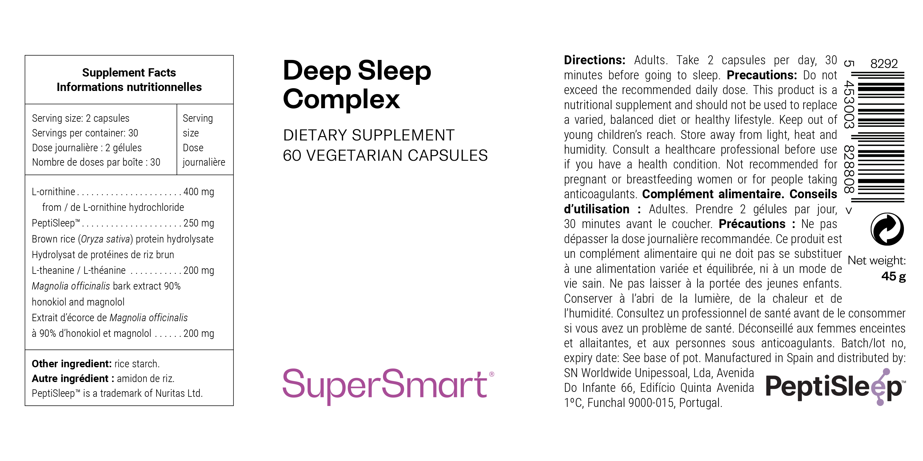 Complément alimentaire contre les réveils nocturnes