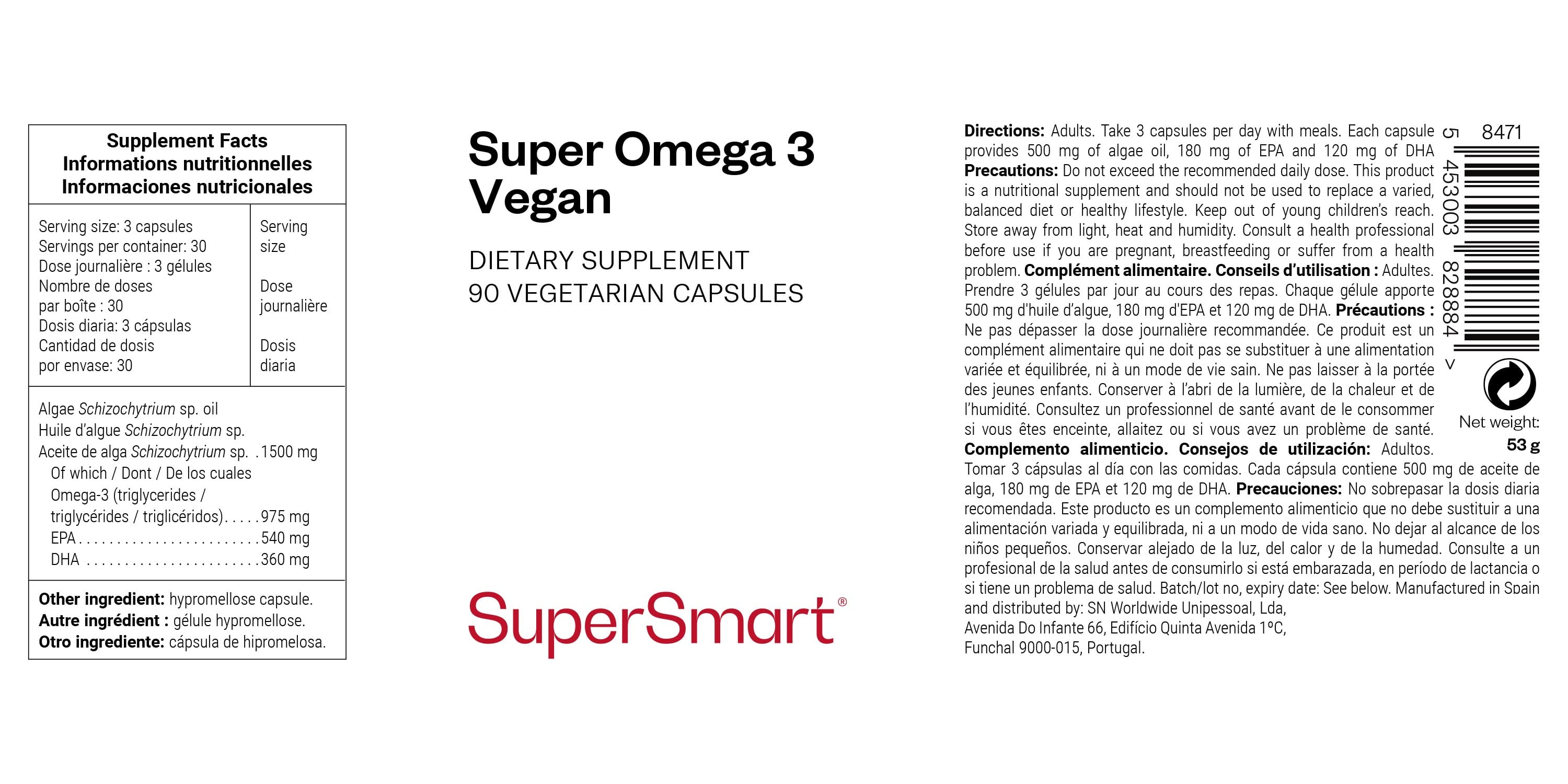 Omega-3 vegano