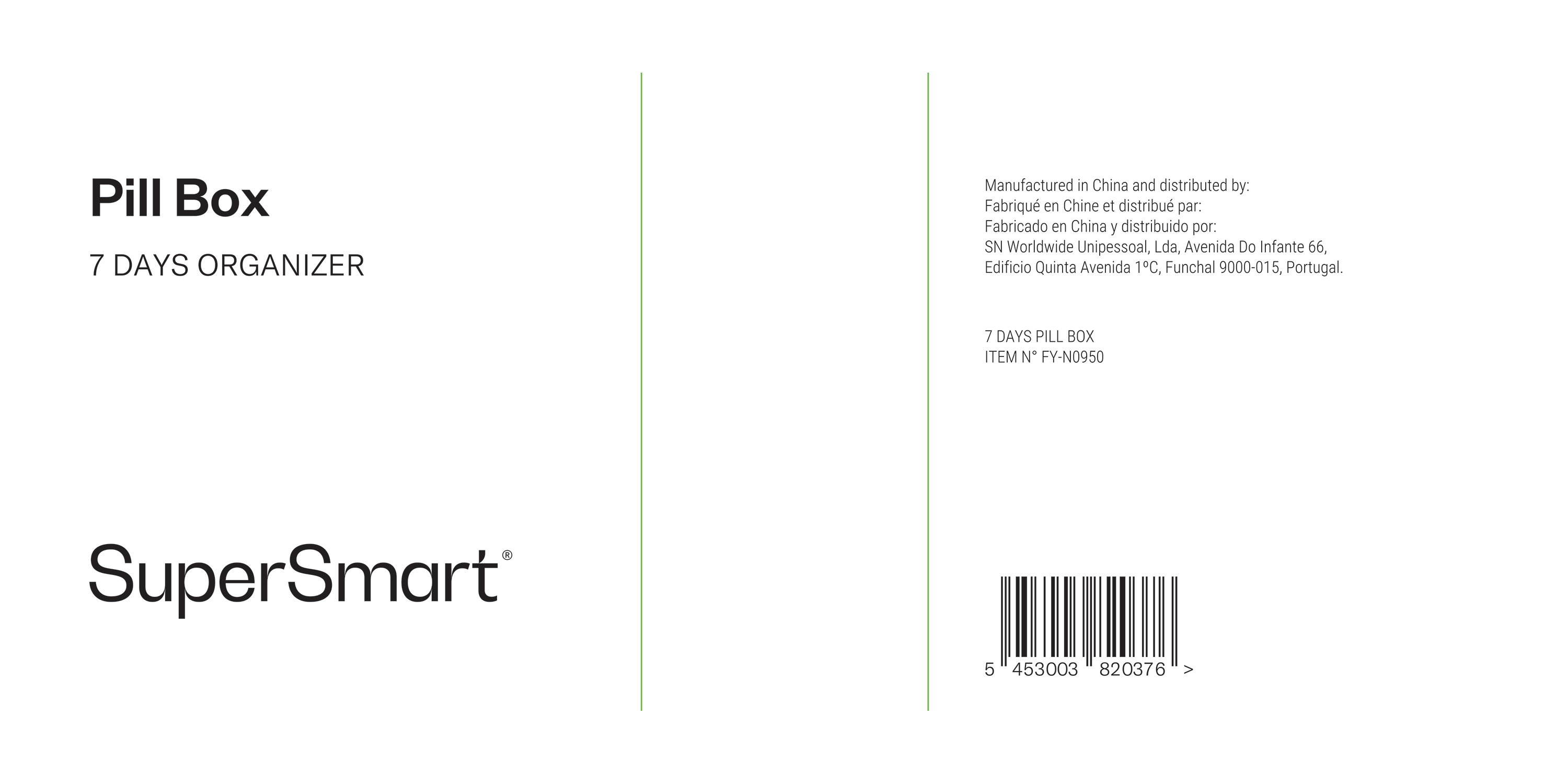 Porta-comprimidos SuperSmart