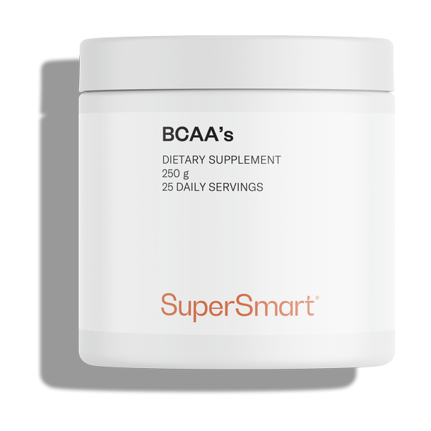 BCAA-Nahrungsergänzungsmittel, vertrieben von Supersmart