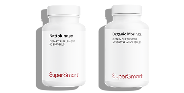 Nattokinase + Organic moringa leaf extract