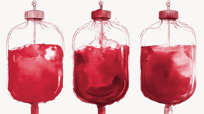 Blood transfusion bags