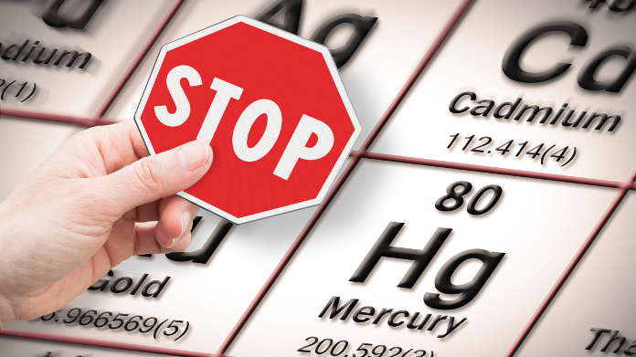 Get rid of heavy metals mercury and cadmium 