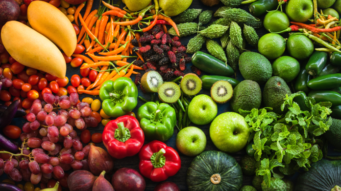 Fruits and vegetables rich in phytonutrients