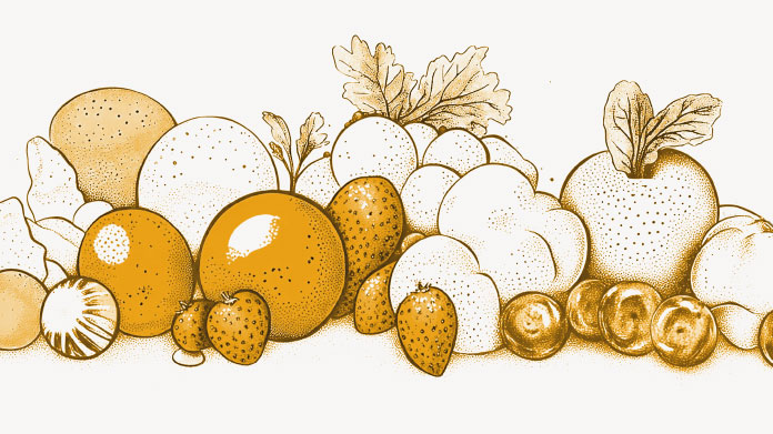 Different foods contribute to health