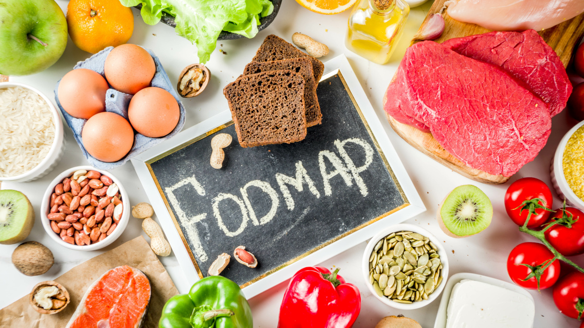 FODMAP-arm dieet met verschillende voedingsmiddelen 