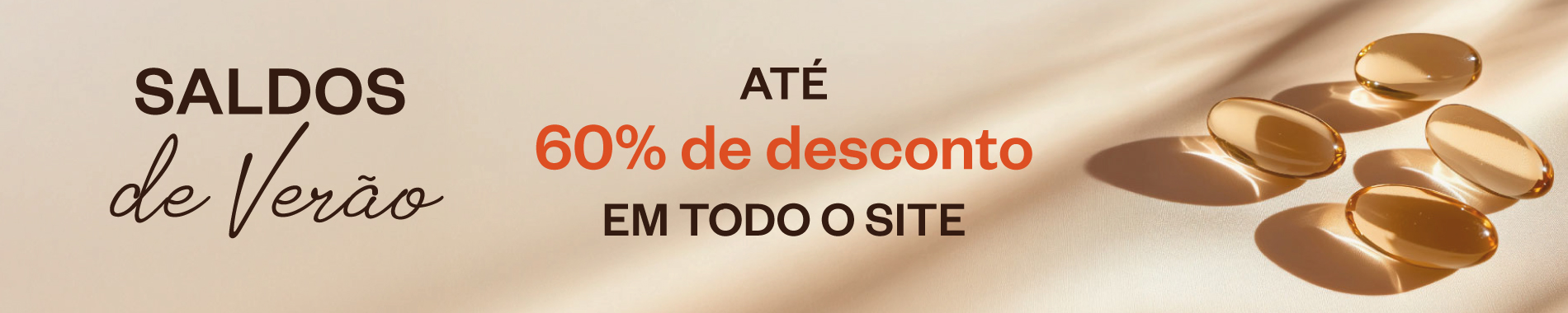 Saldos de verão em todo o catálogo