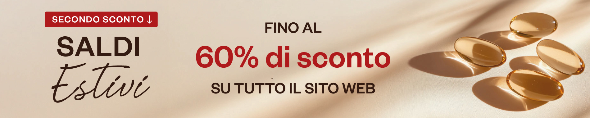 Saldi estivi: Secondo Sconto fino al 7 Luglio